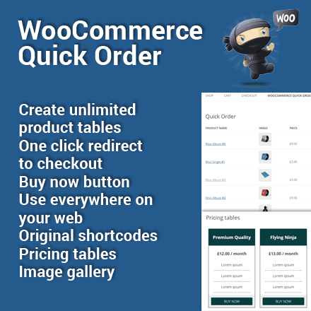Aktualizace pluginu WooCommerce Quick Order