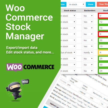 Aktualizace pluginu WooCommerce Stock Manager na verzi 1.2.2