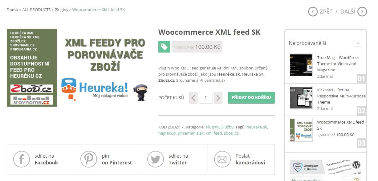 Zakoupení pluginů mimo Toret.cz