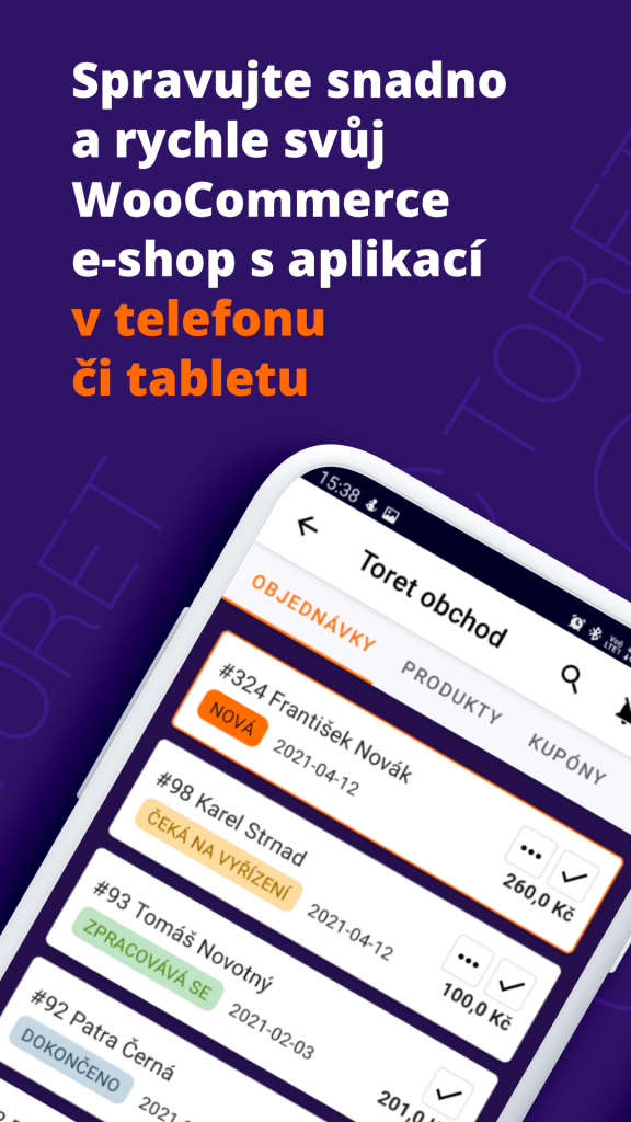 Toret WooCommerce Manager - Spravujte snadno a rychle svůj WooCommerce e-shop