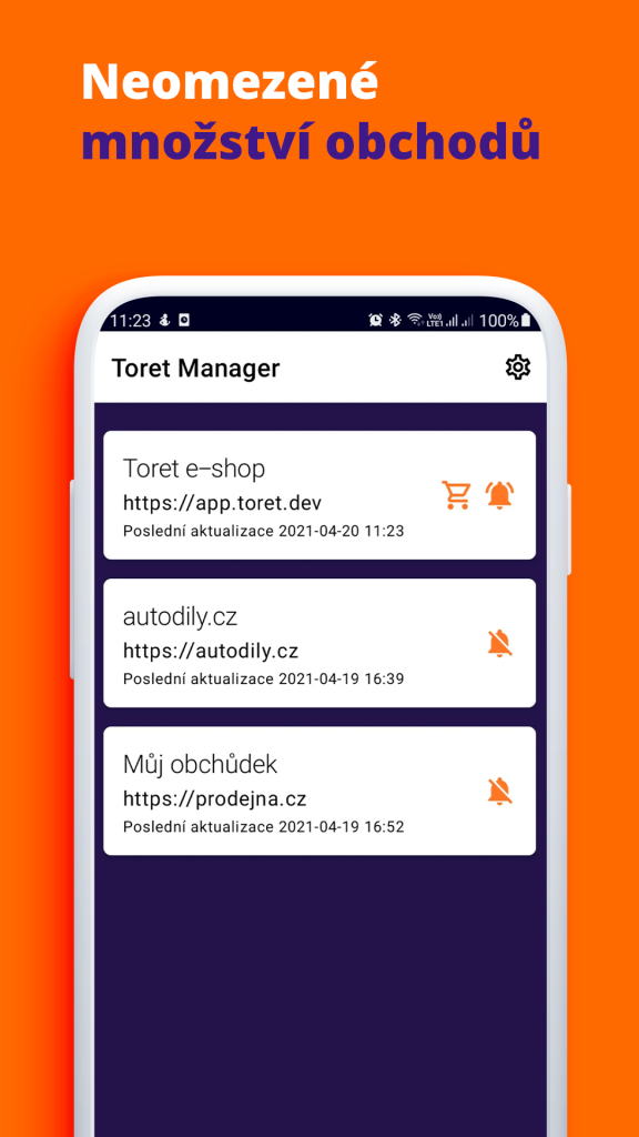 Toret WooCommerce Manager - neomezené množství obchodů