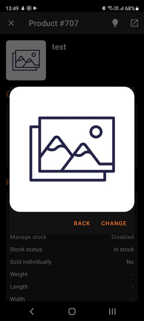 Toret WooCommerce Manager změna obrázku