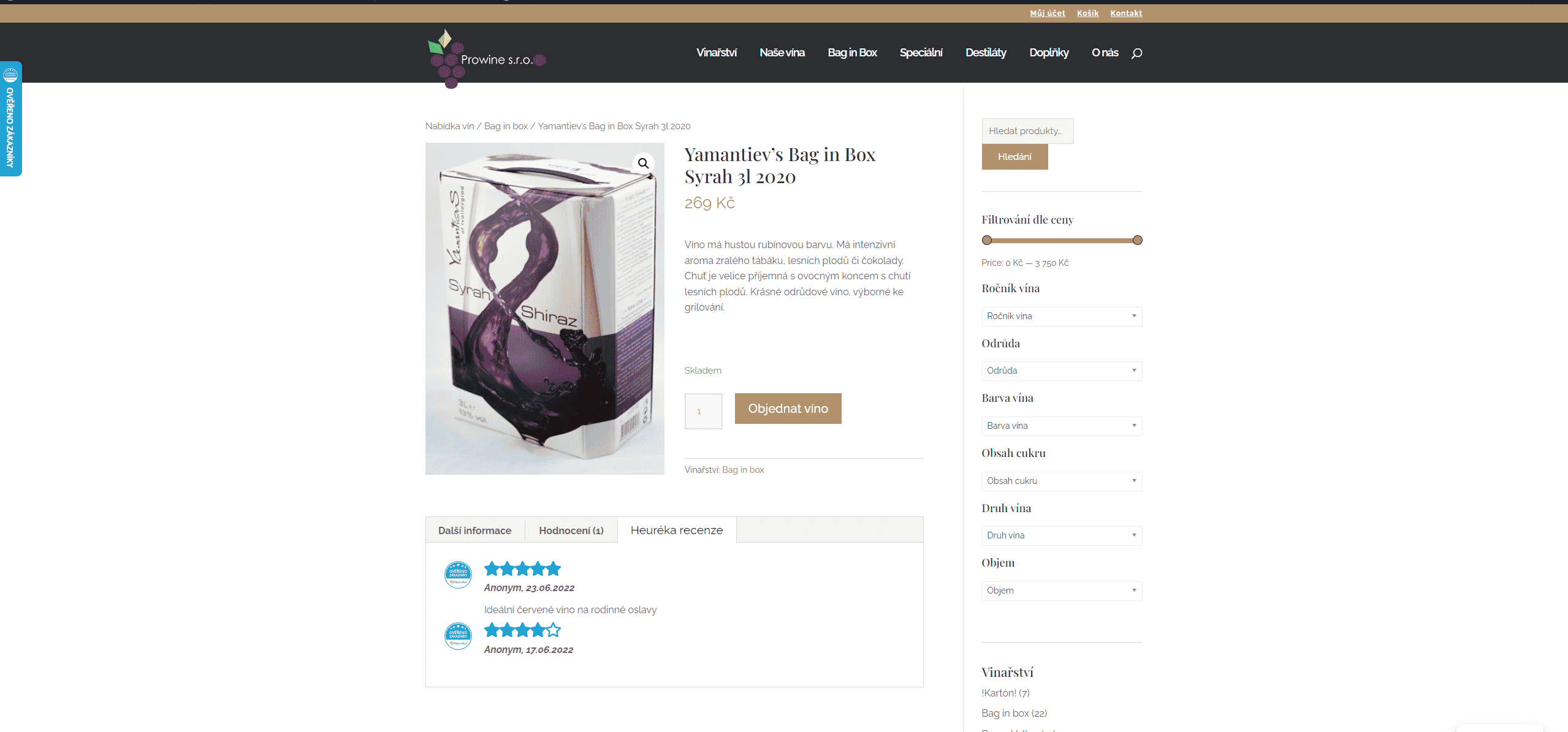 Toret Srovnávače zboží - Heuréky recenze produktu