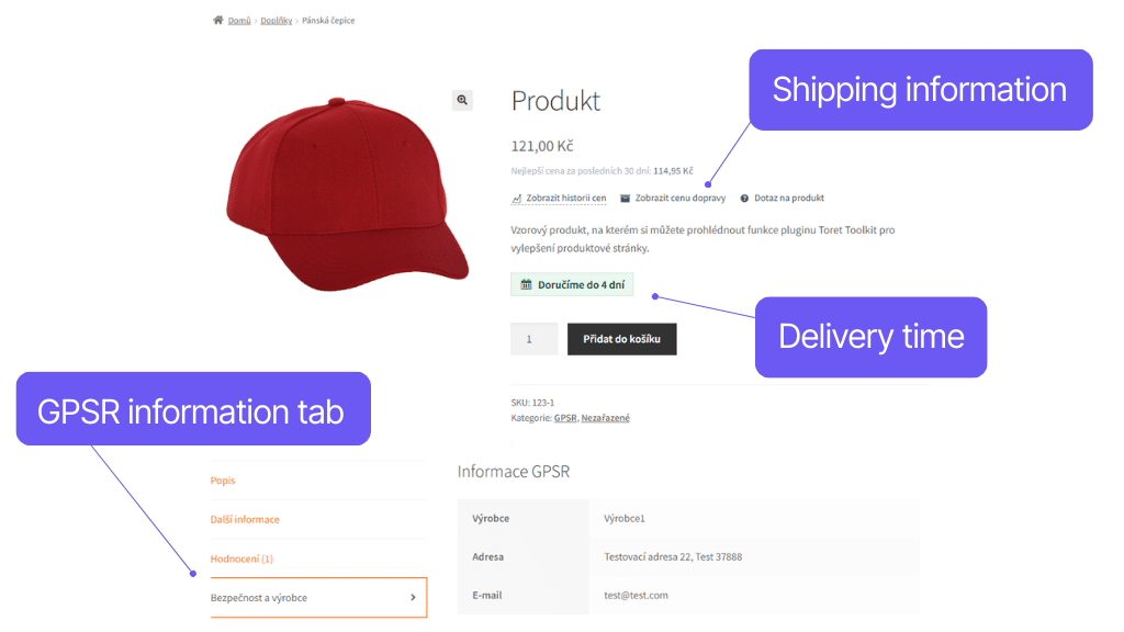 Plugin Toret Toolkit for WooCommerce - product features (2)