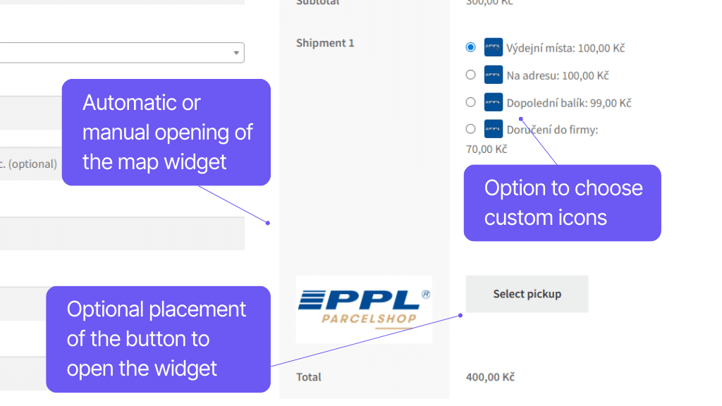 Toret PPL for WooCommerce Plugin - display in checkout (2)