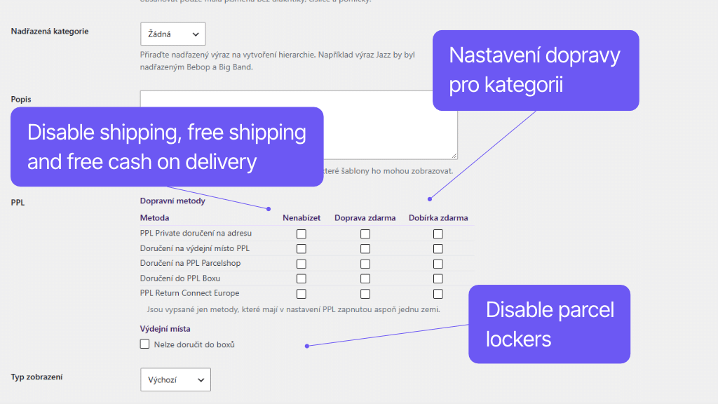 Toret PPL for WooCommerce Plugin - shipping settings (3)