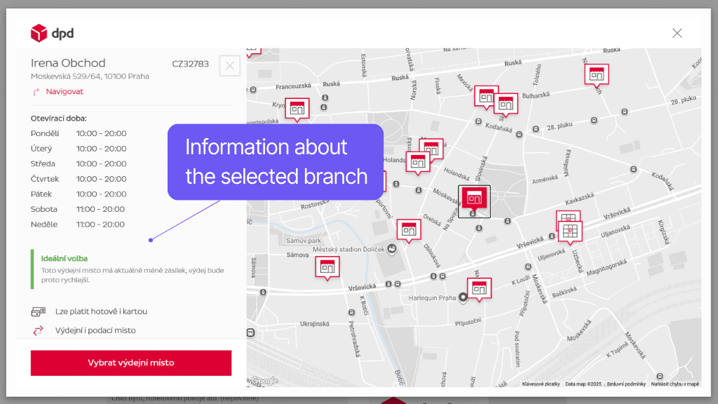 Toret plugin DPD for WooCommerce - checkout map widget (2)