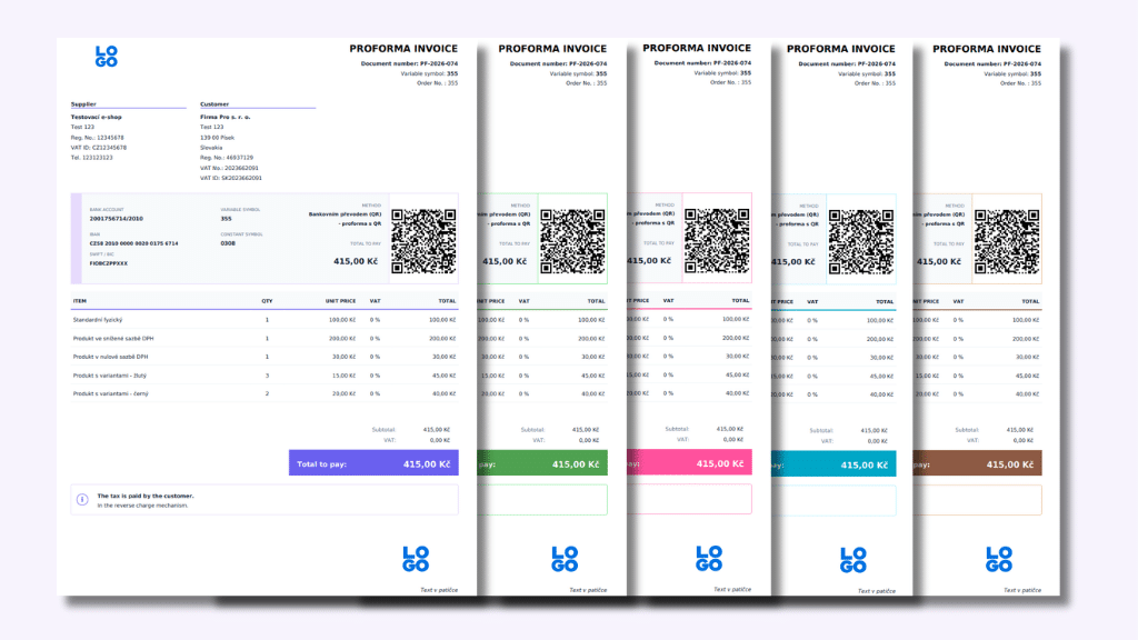Toret Faktura - invoice design